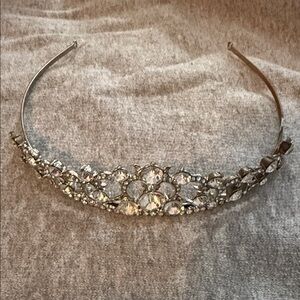 Elegant Silver Crystal tiara